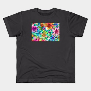 Floral Pattern Kids T-Shirt
